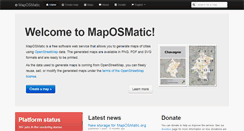 Desktop Screenshot of dev.maposmatic.org
